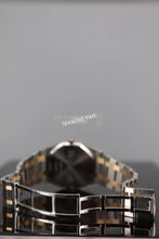 Load image into Gallery viewer, Two-tone metal watch with an octagonal case
