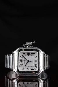 CARTIER SANTOS STEEL LARGE MODEL