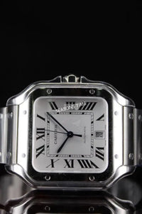 CARTIER SANTOS STEEL LARGE MODEL